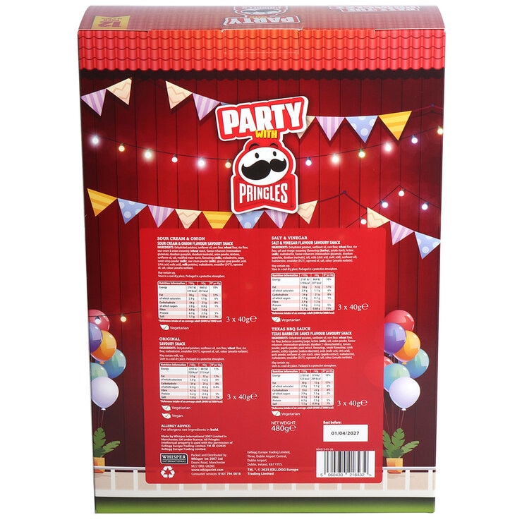 Pringles Party Pack back
