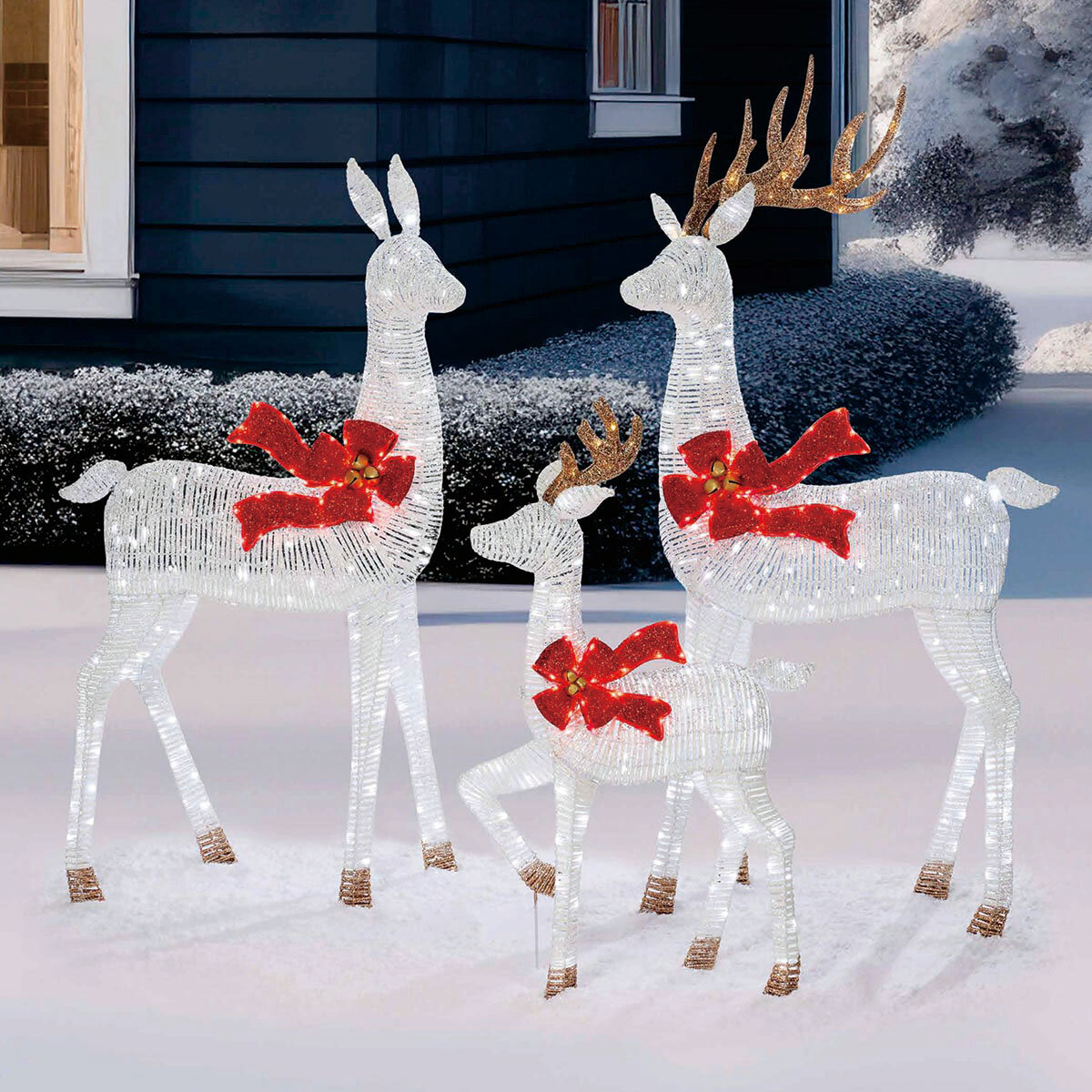 3pc Deer Family (White)