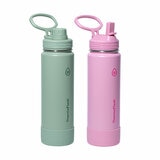 ThermoFlask Stainless Steel Water Bottle 710ml, 2 Pack in 3 Colours
