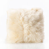 Bowron Long Wool Sheepskin Double Sided Cushion, 35 x 35cm
