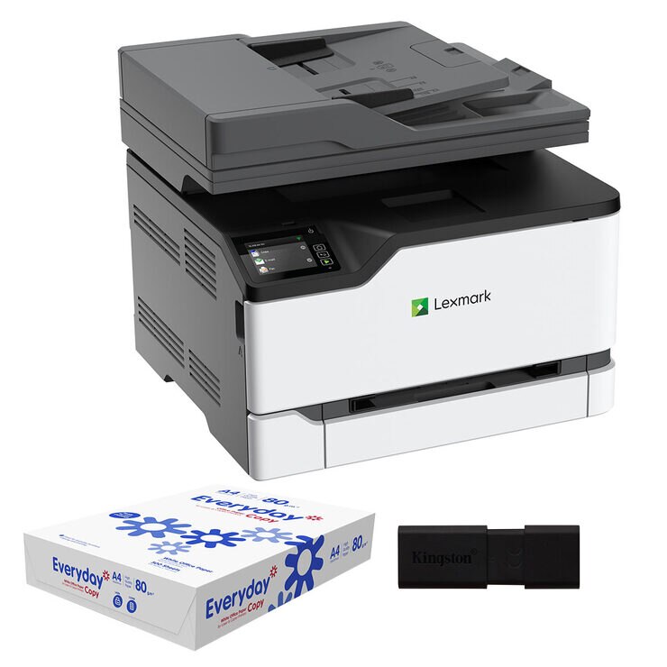 Lexmark Colour Laser MC3326adwe All in One Printer with 32GB USB and