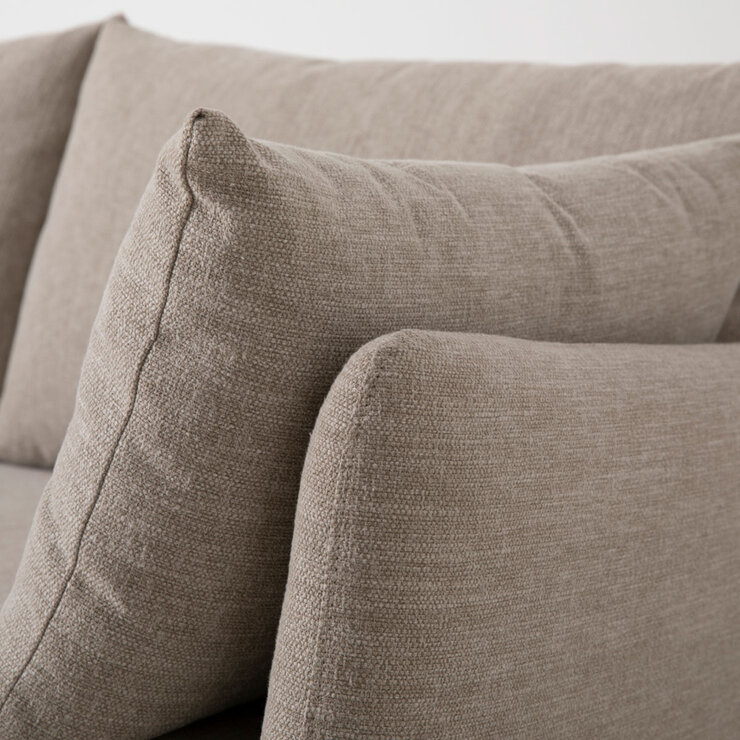 Swyft Model 08 Light Grey Linen Double Sofa Bed