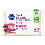 Nivea Biodegradable Face Wipes, 40 Wipes