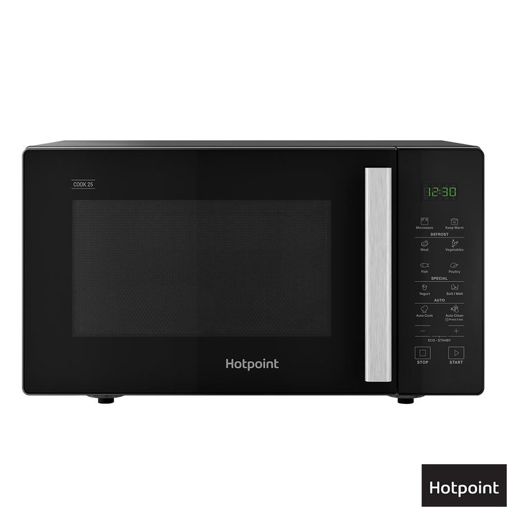 HOTPOINT MWH215B, 25L SOLO MICROWAVE IN BLACK Costco UK