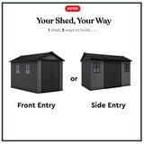 Keter Newton Plus 11ft 5" x 7ft 6" (3.5 x 2.3m) Storage Shed in 2 Configurations