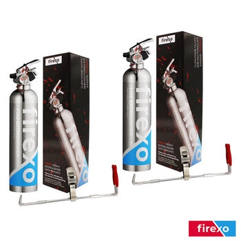 Firexo 500ml Aerosol Extinguisher - Suitable for all Fire Types - 2 Pack