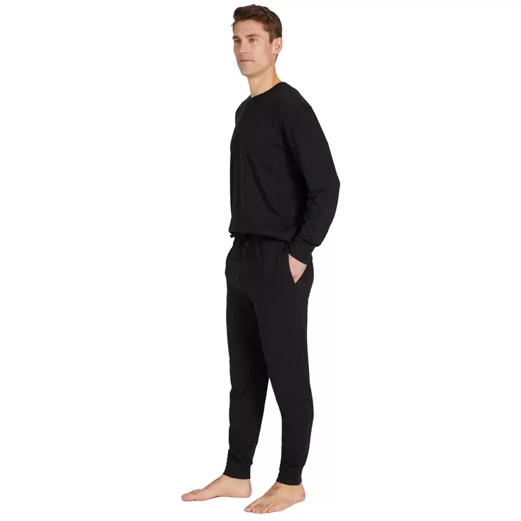 32 Degrees Men's Ultra Stretch Cotton Lounge Set in Black 32 Degrees Men's Ultra Stretch Cotton Lounge Set in Black