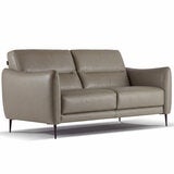 Nicoletti Jupiter Grey Leather Large 2 Seater Sofa Nicoletti Jupiter Grey Leather Large 2 Seater Sofa