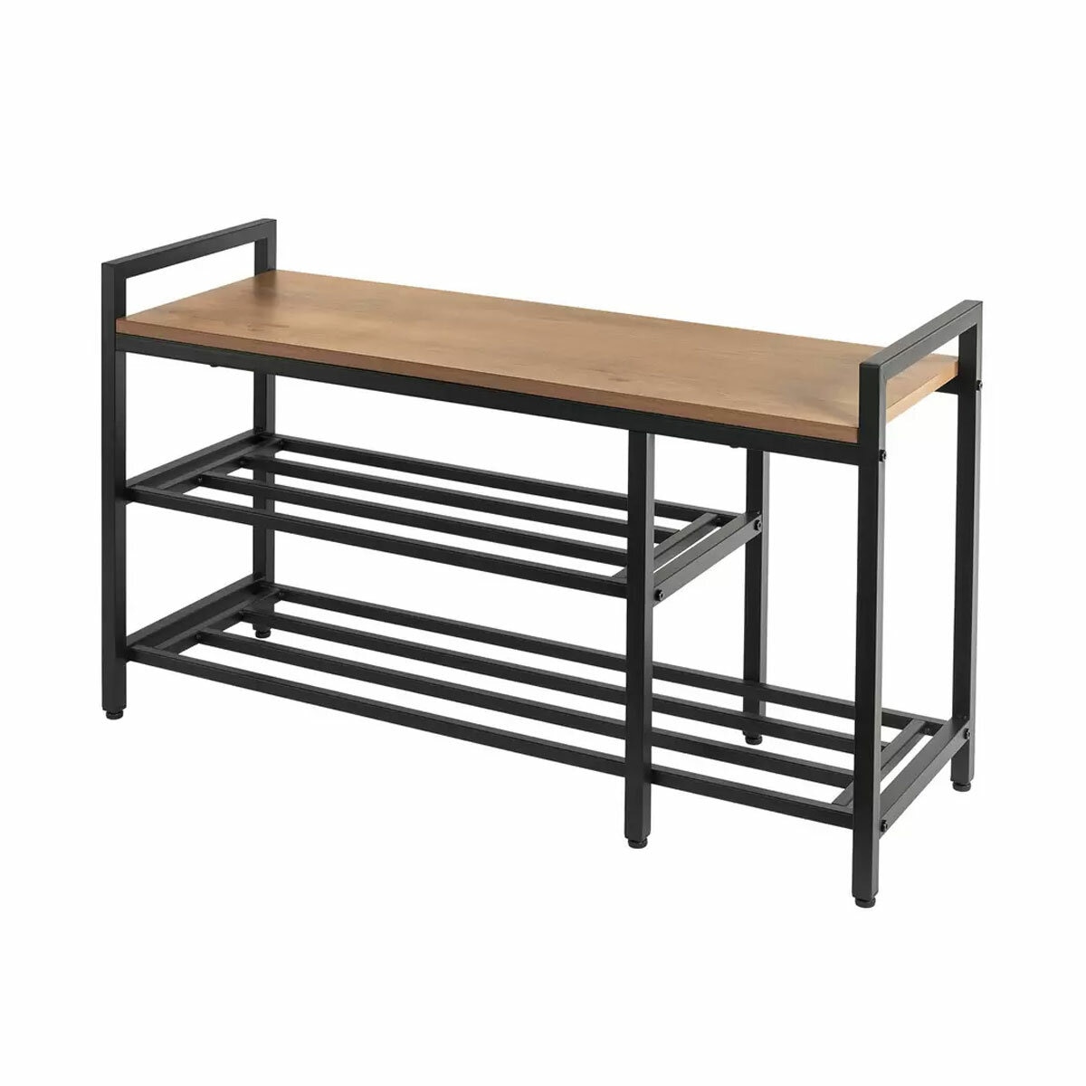 Neatfreak Wood Top Shoe Storage Bench Neatfreak Wood Top Shoe Storage Bench