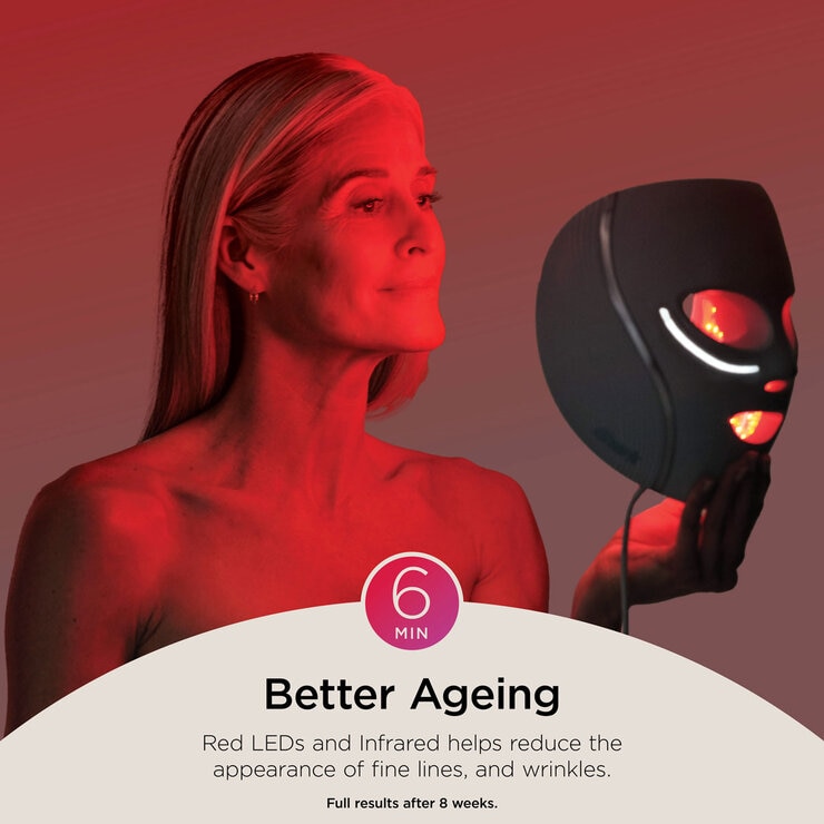 Shark CryoGlow Under-Eye Cooling & LED Anti-Ageing & Blemish Repair Mask - Blue Frost (FW312UK)