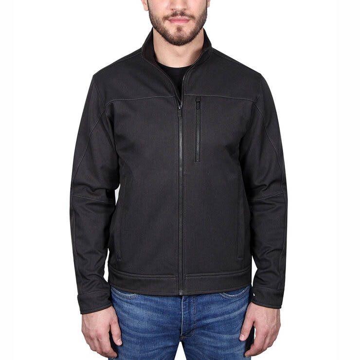 Kirkland Signature Men's Softshell Jacket in Black, Extra Large Costco UK