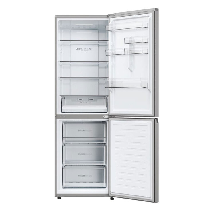 Haier HDPW3618DNPK Fridge Freezer, D Rated in Inox