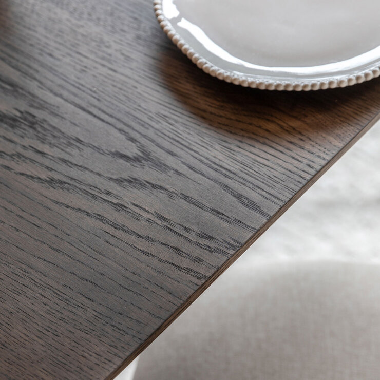 Gallery Hatfield Smoked Square Dining Table, Seats 4 Gallery Hatfield Smoked Square Dining Table, Seats 4