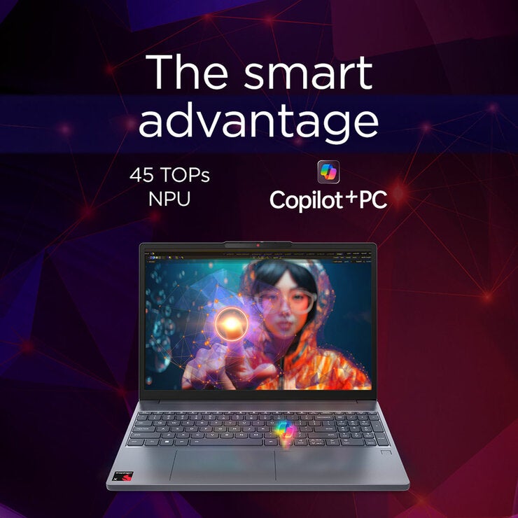 Lenovo IdeaPad Slim 3, Snapdragon X1, 16GB RAM, 256GB SSD, 15.3" Laptop, 83N3007AUK Lenovo IdeaPad Slim 3, Snapdragon X1, 16GB RAM, 256GB SSD, 15.3" Laptop, 83N3007AUK