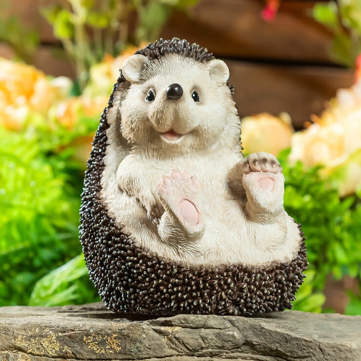 Evergreen Hedgehog Family Statues