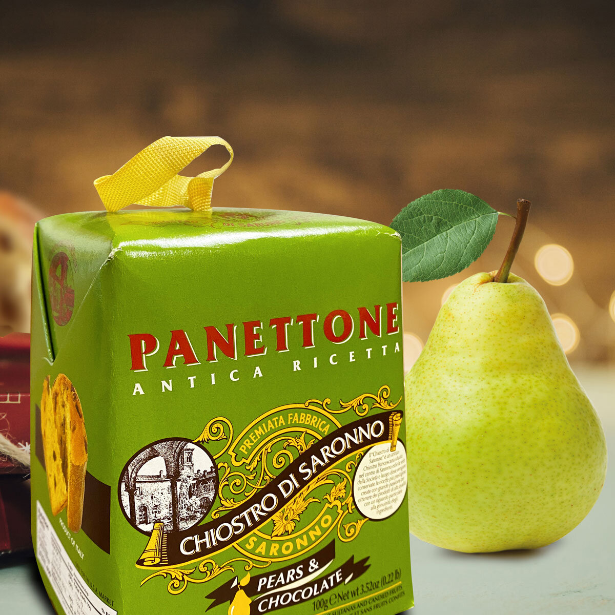 Pears & Chocolate Panettone, 100g