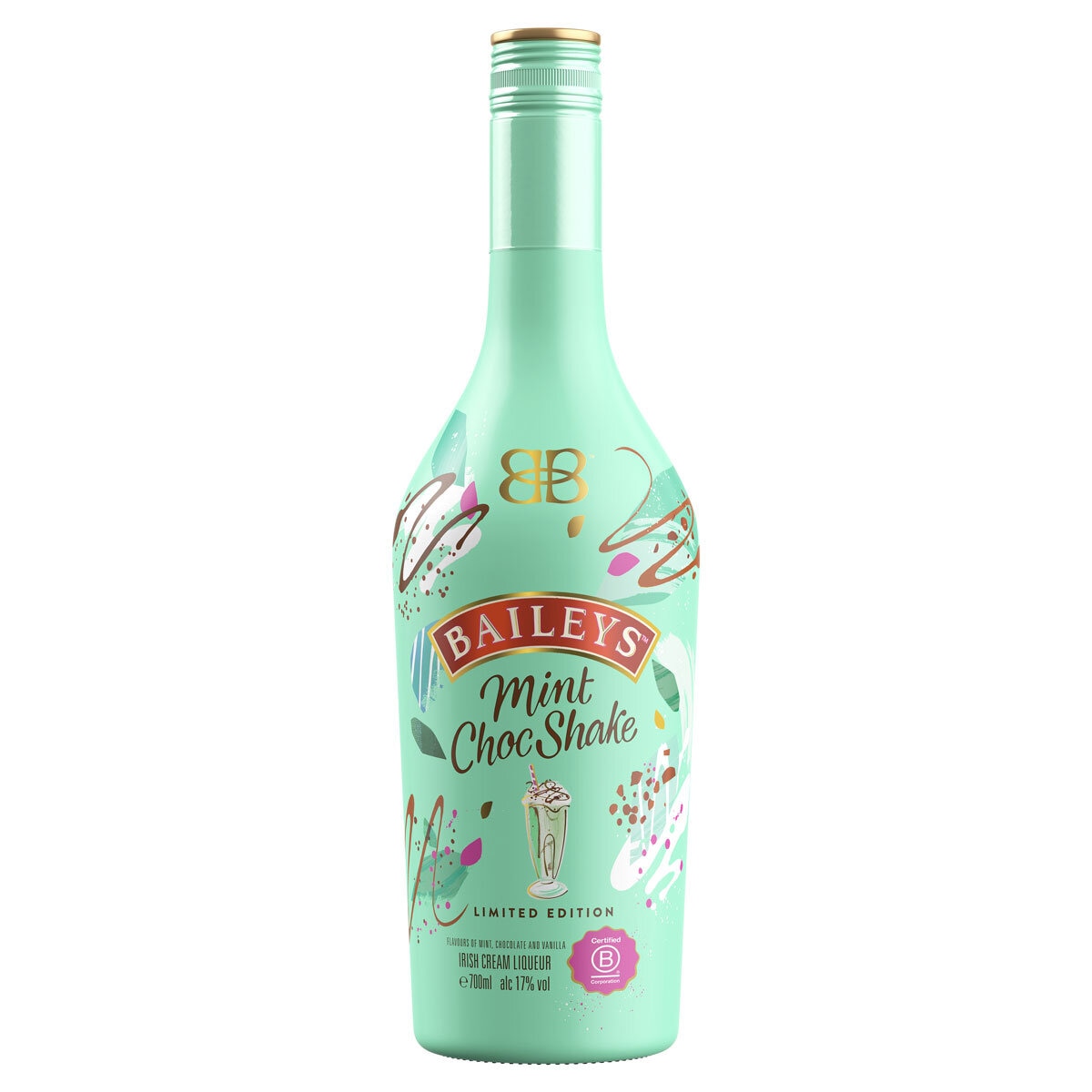 Baileys Mint Choc Shake Irish Cream Liqueur, 70cl