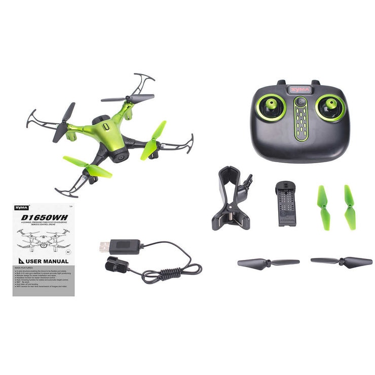 Green Sky Phantom Drone With Wifi and HD 480P Camera (14+ Years)