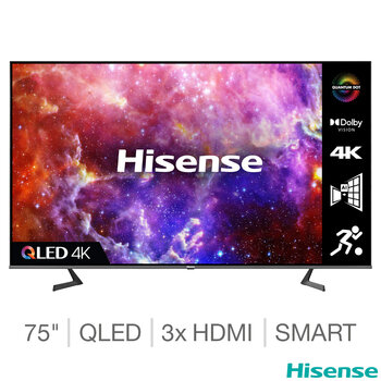 Hisense 75A7GQTUK 75 Inch QLED 4K Ultra HD Smart TV