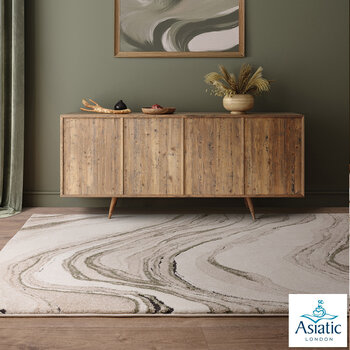 Mirage Rug in 2 Sizes, Quartz Green