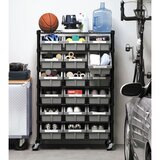 lifestyle image of bin rack