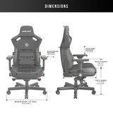 Kaiser Series 3 Large Gaming Chair - Black