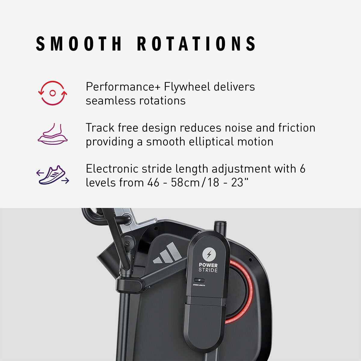 Adidas X-800 Power-Stride Elliptical Cross Trainer