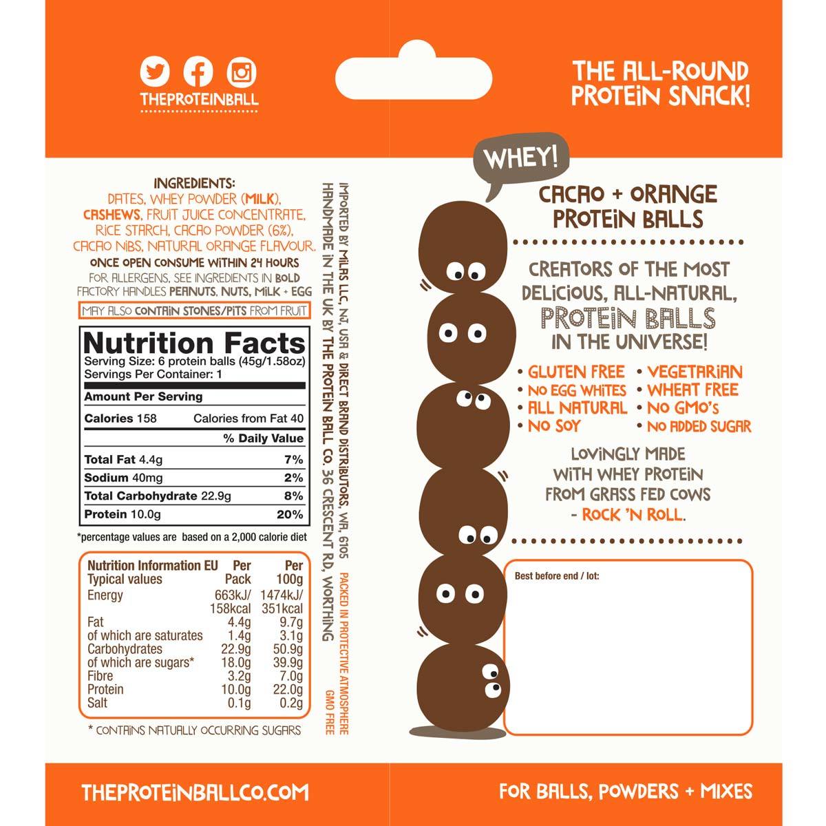 back of pack info