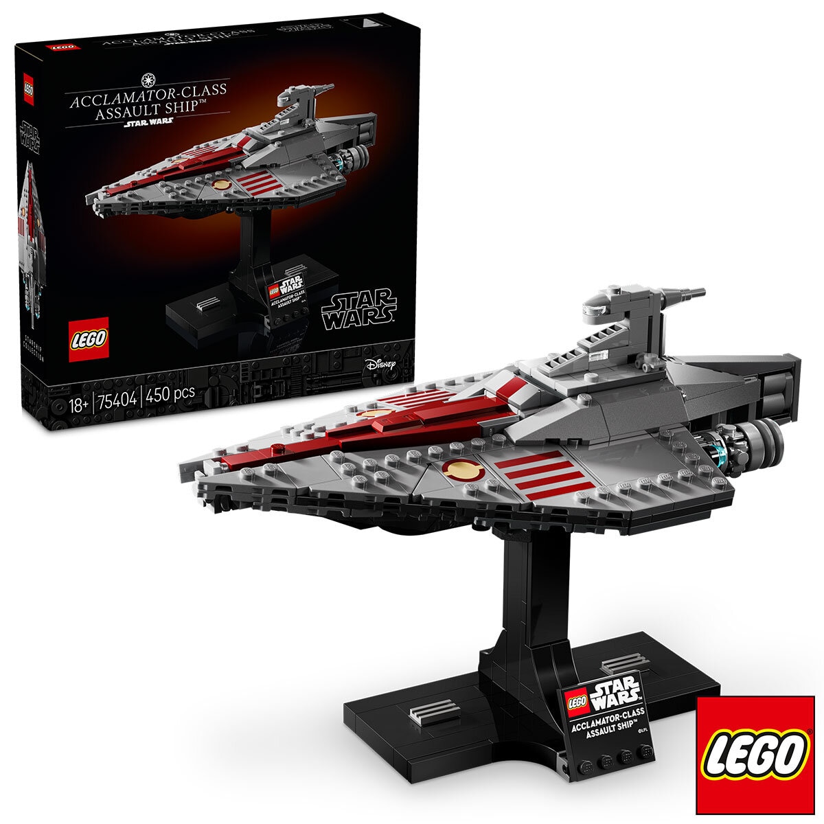LEGO Star Wars Acclamator-Class Assault Ship - Model 75404 (18+ Years)