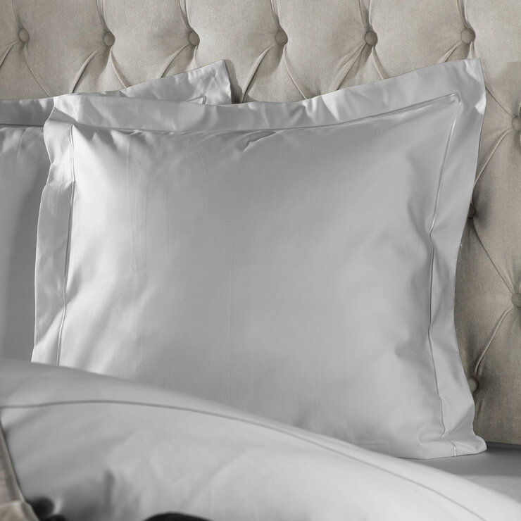 Belledorm Egyptian Cotton 1000 Thread Count Continental Square Pillowcase, Platinum Belledorm Egyptian Cotton 1000 Thread Count Continental Square Pillowcase, Platinum