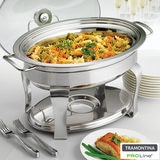 Tramontina Proline Oval Chafing Dish, 3.9L
