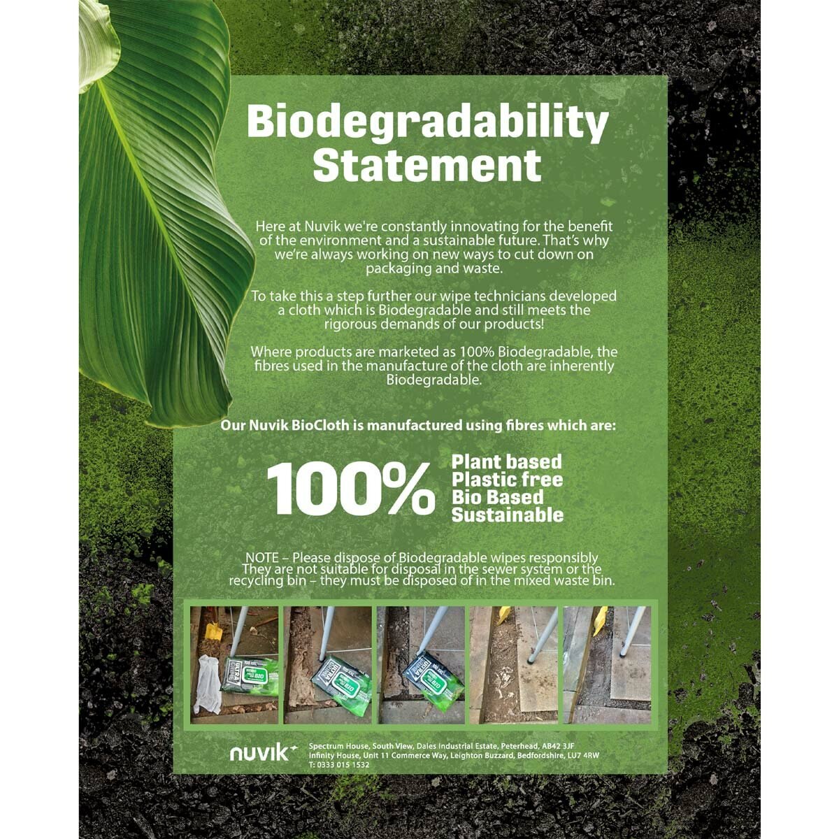Biodegradability Statement