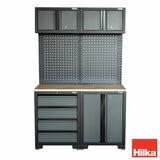 Hilka Professional 24-Gauge Steel 5-Piece Garage Workstation Set Hilka Professional 24-Gauge Steel 5-Piece Garage Workstation Set
