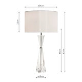 Line Drawing of Dar Risha Table Lamp