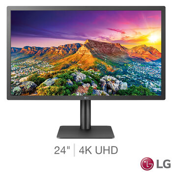 LG 24MD4KL-B, 24 Inch UltraFine 4K Ultra HD IPS Monitor