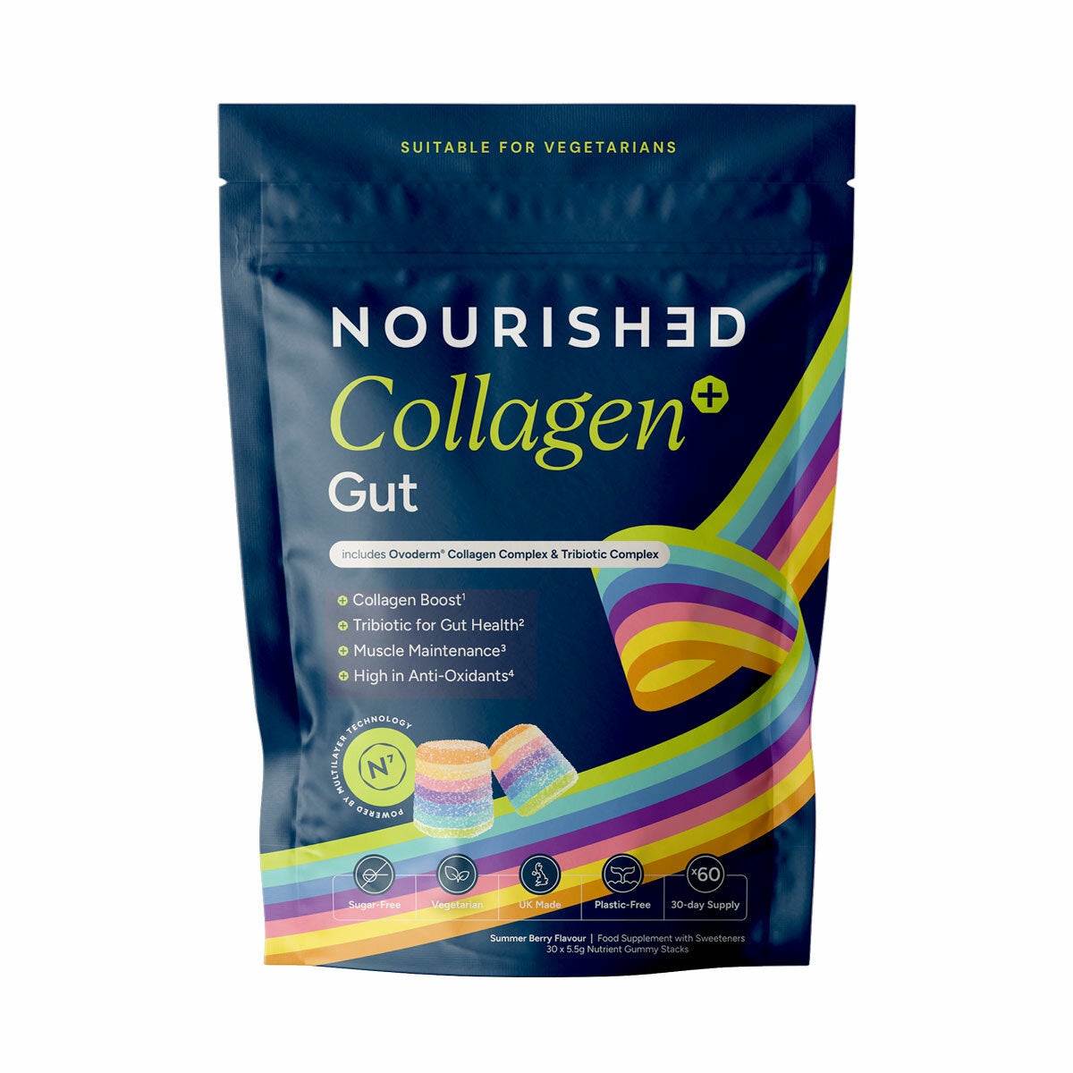 URISH3D Collagen Gut Gummies, 60 Count URISH3D Collagen Gut Gummies, 60 Count