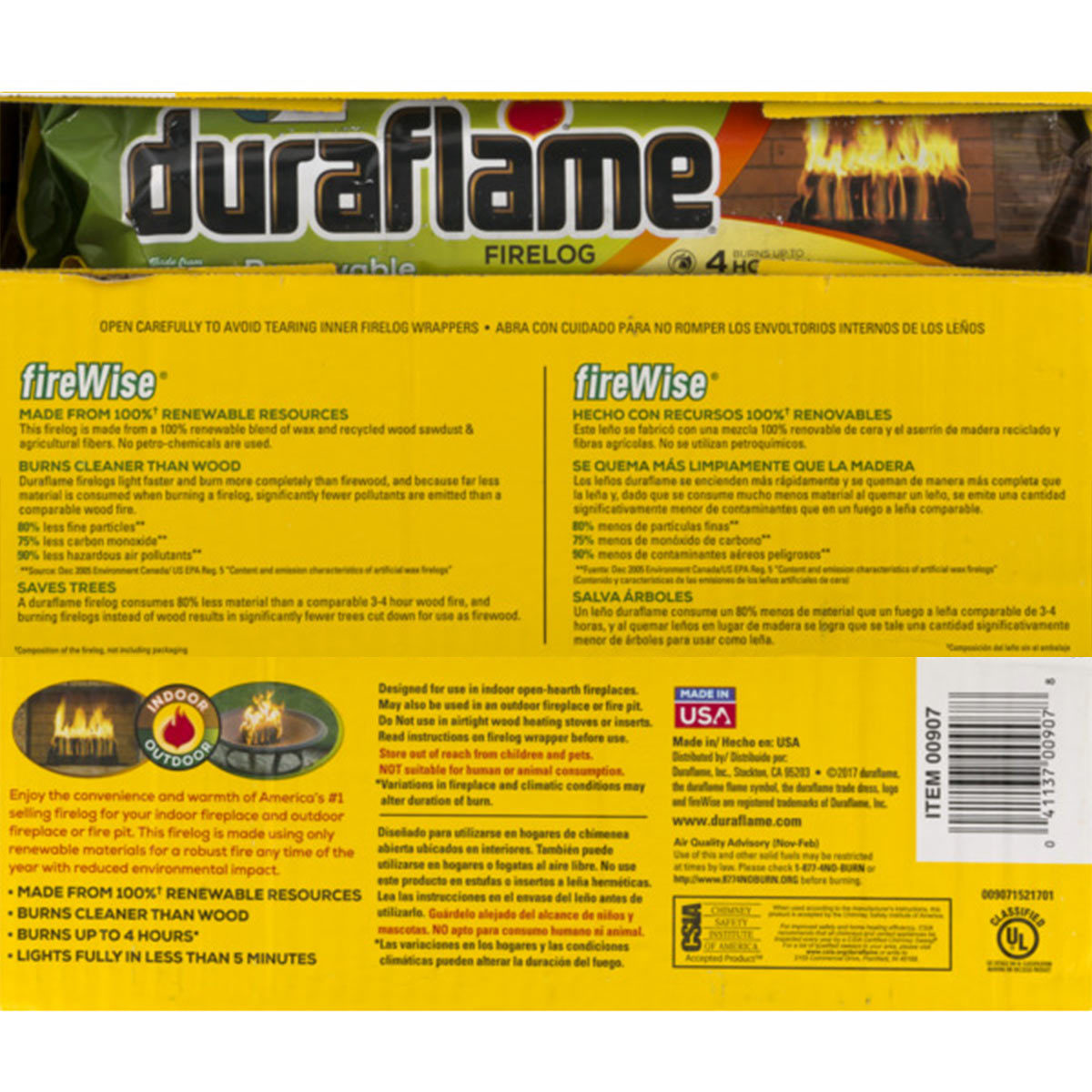 Duraflame Fire Logs, 9 x 2.72kg