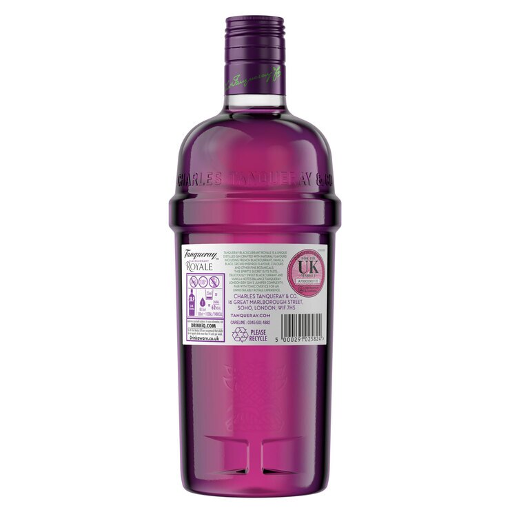 Cut out image of back of bottle on white background