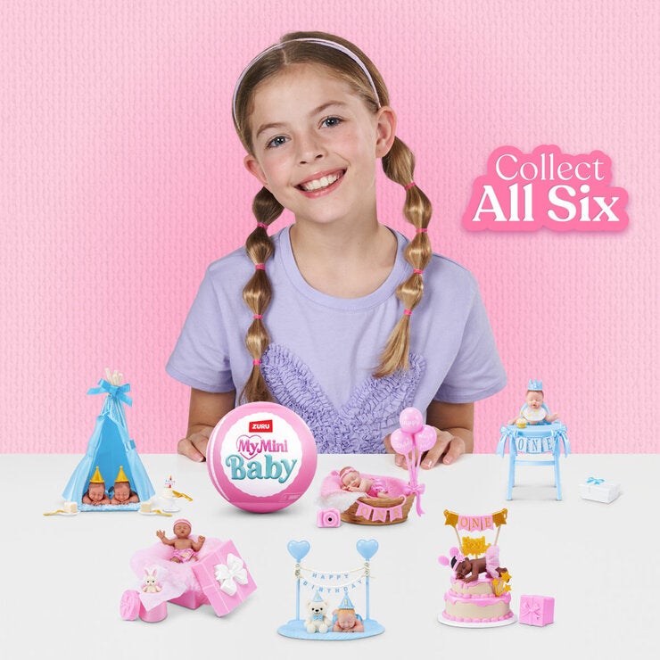Zuru My Mini Baby - My Birthday - 4 pack (4+ Years) Zuru My Mini Baby - My Birthday - 4 pack (4+ Years)