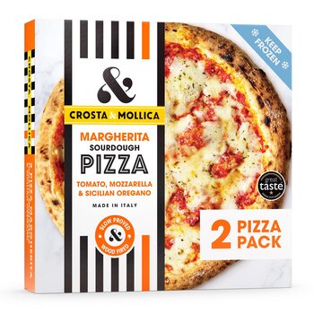 Crosta & Mollica Margherita Sourdough Pizza, 2 x 403g