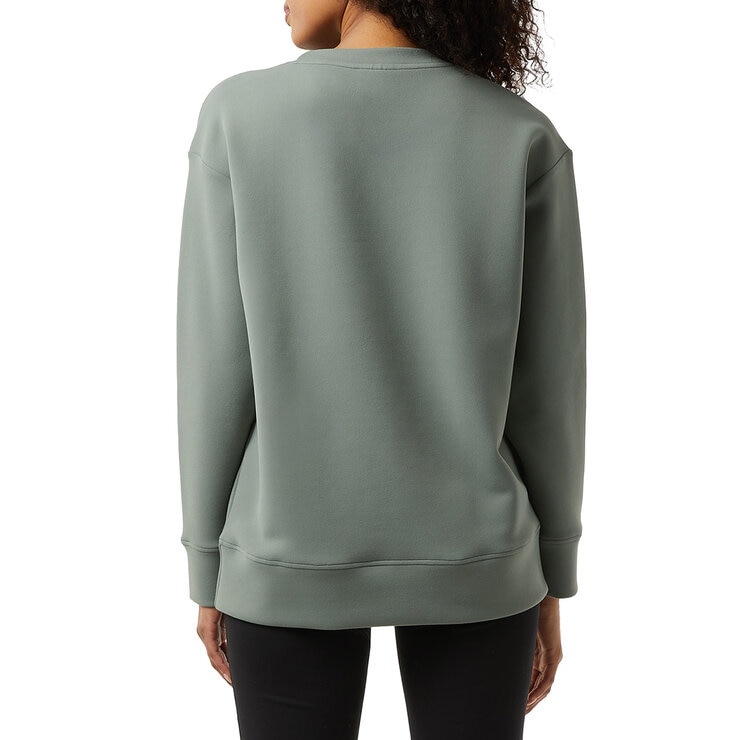 32 Degrees Ladies Sueded Tech Crewneck in Green 32 Degrees Ladies Sueded Tech Crewneck in Green