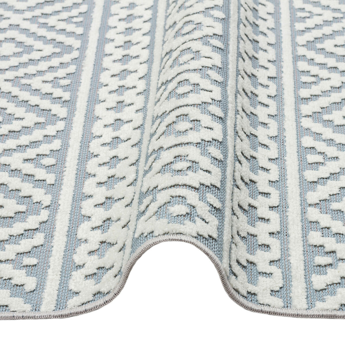 Concept Looms Jazz Blue Indoor Oudoor Rug, in 2 Sizes