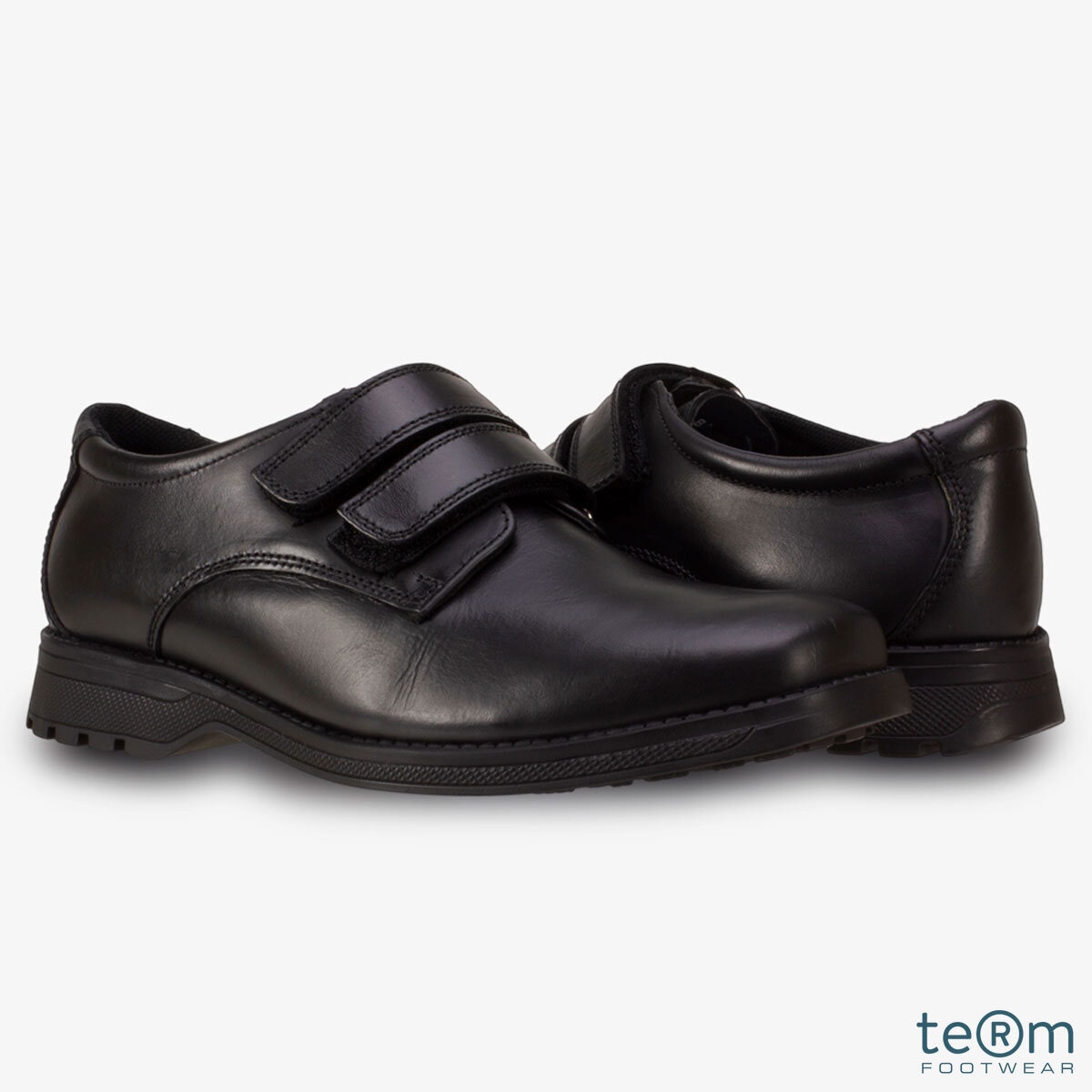 TeⓇm Class Leather Boy's School Shoes in 10 Sizes | Costc...