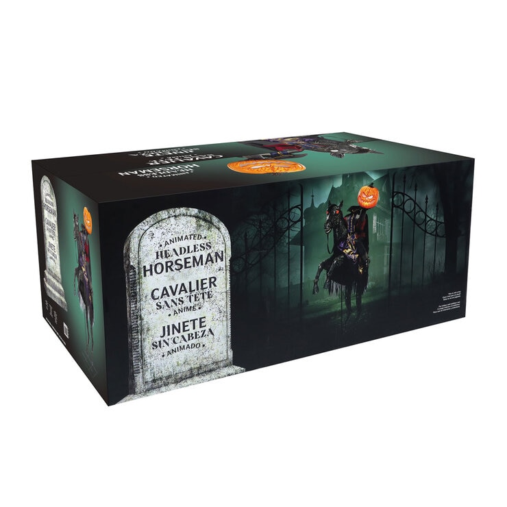 Halloween 7ft Headless Horseman packaging