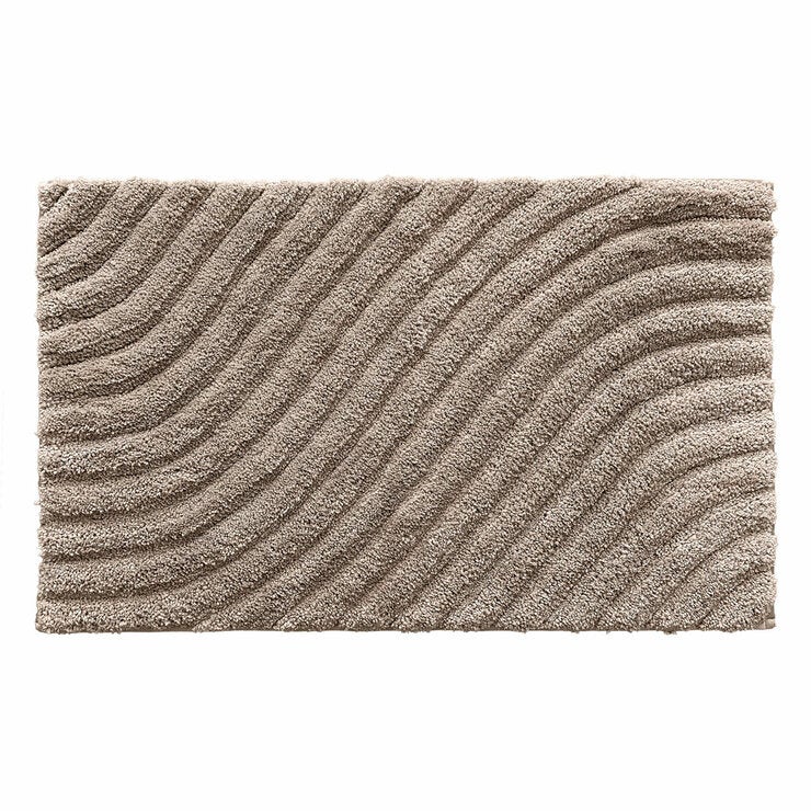 Safdie Tufted Wave Taupe Bath Mat, 56 x 91 cm Safdie Tufted Wave Taupe Bath Mat, 56 x 91 cm