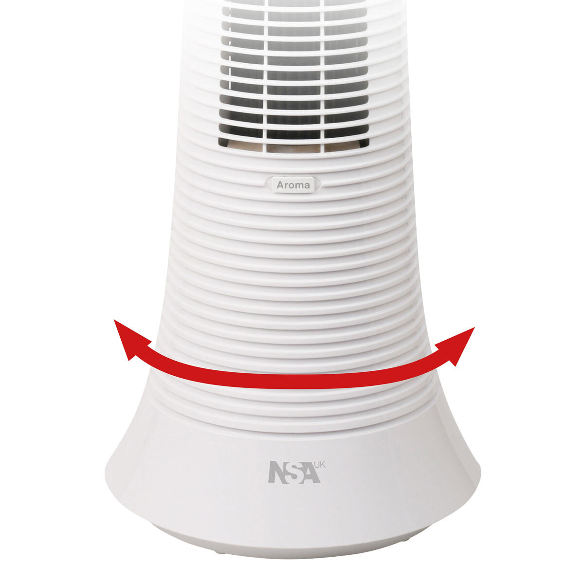 NSA Column Fan With Remote Control White, TFDC-60-RC/W