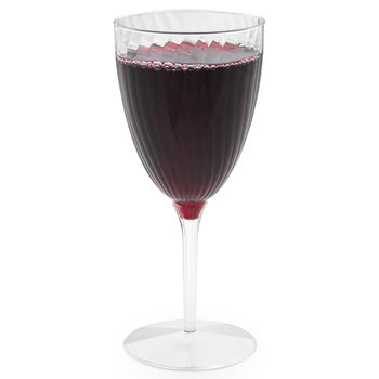 Black Packaging showing Elegant Premium Wine Glasses 4 x 40 Packs