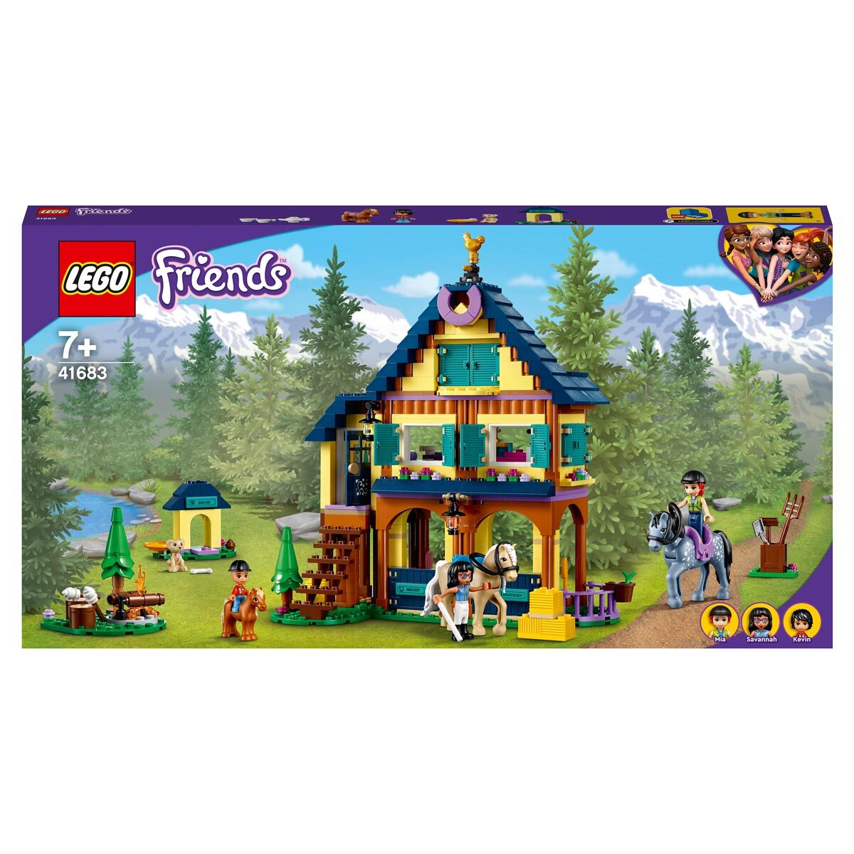 Buy LEGO Friends Forest Horseback Riding Center Box Image at costco.co.uk