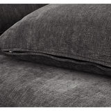 Aiden & Ivy Sereen Dark Grey Fabric Corner Chair