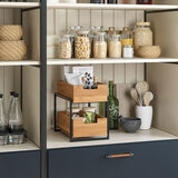 Seville 2 tier sliding bin organiser